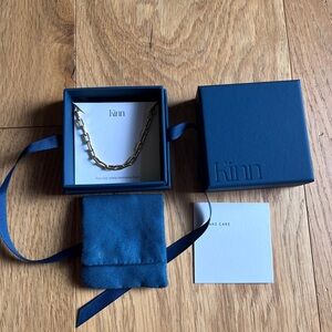 Authentic Kinn Mia chain necklace solid 14k gold